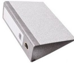 BIBLIORATOS ARCO IRIS / AVIOS  CARTA/A4 GRIS LOMO 8