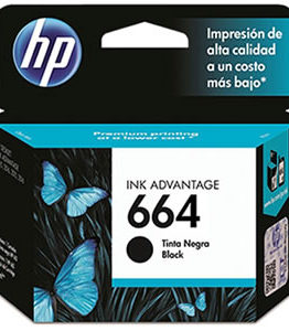 CARTUCHO HEWLETT PACKARD F6V29 AL (664) NEGRO ORG.