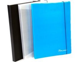 CAJAS PLASTICAS PLANA C/ELASTICO 70 MM. NEGRO