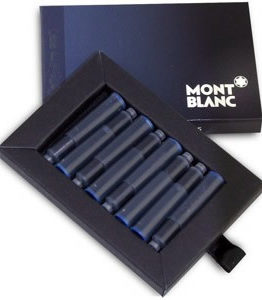CARTUCHOS MONT BLANC CAJA X 8 UND. AZUL ROYAL