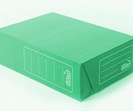 CAJAS DE ARCHIVO PLANA PLASTICA LEG.TV 39X285X12 V