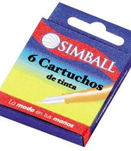 CARTUCHOS SIMBALL UNIVERSALES AZUL X 6
