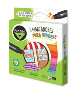 JUEGO DE MARCADORES MAXI PIZZINI X 9 P/VARIOS USOS