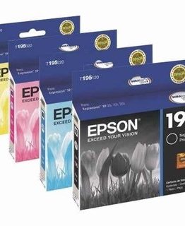 CARTUCHO EPSON STYLUS T195120 (195) NEGRO ORIGINAL