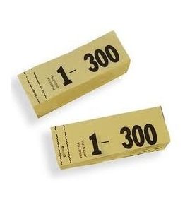 TALONARIOS DE NUMEROS GUARDARROPA DE 1-300