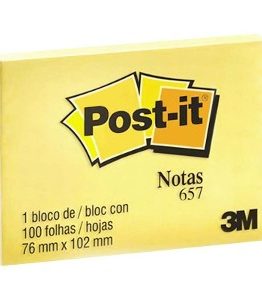 TAQUITOS POST-IT MODELO 657 76X101X100 AMARILLO