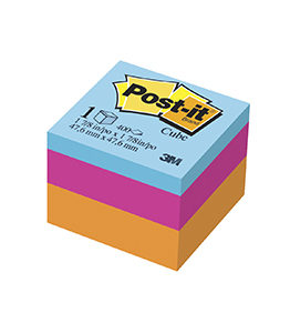 TAQUITOS POST-IT MODELO 653 47.6X47.6 NEONCUBO.400