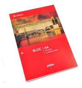 BLOCKS AVON LEDESMA A4 LISO 80 HS. 210X297