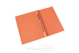 CARPETAS CARTULINA VELOX APE OFICIO 55 NARANJA