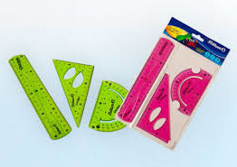 SET DE GEOMETRIA PELIKAN FLEXIBLE 3 PIEZAS