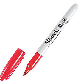 MARCADORES SHARPIE PERMANENTE FINO ROJO