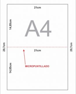 RESMAS PAPEL BOREAL A4 MICROPUNTILLADAS 1/2