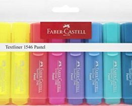 RESALTADORES FABER CASTELL 1546 PASTEL CELESTE
