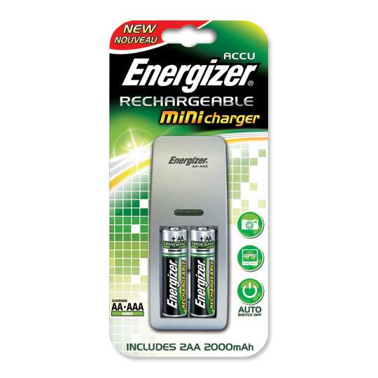 🥇 Cargador de Pila Energizer Mini + AA-2 » Distribuidor Energizer Lima