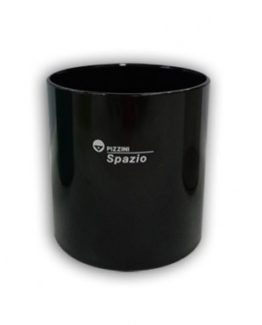 PORTA LAPICES PLATICO PIZZINI 462 REDONDO NEGRO