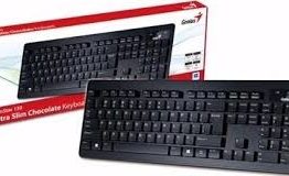 TECLADO GENUS KB-130 USB NEGRO SLIMSTAR